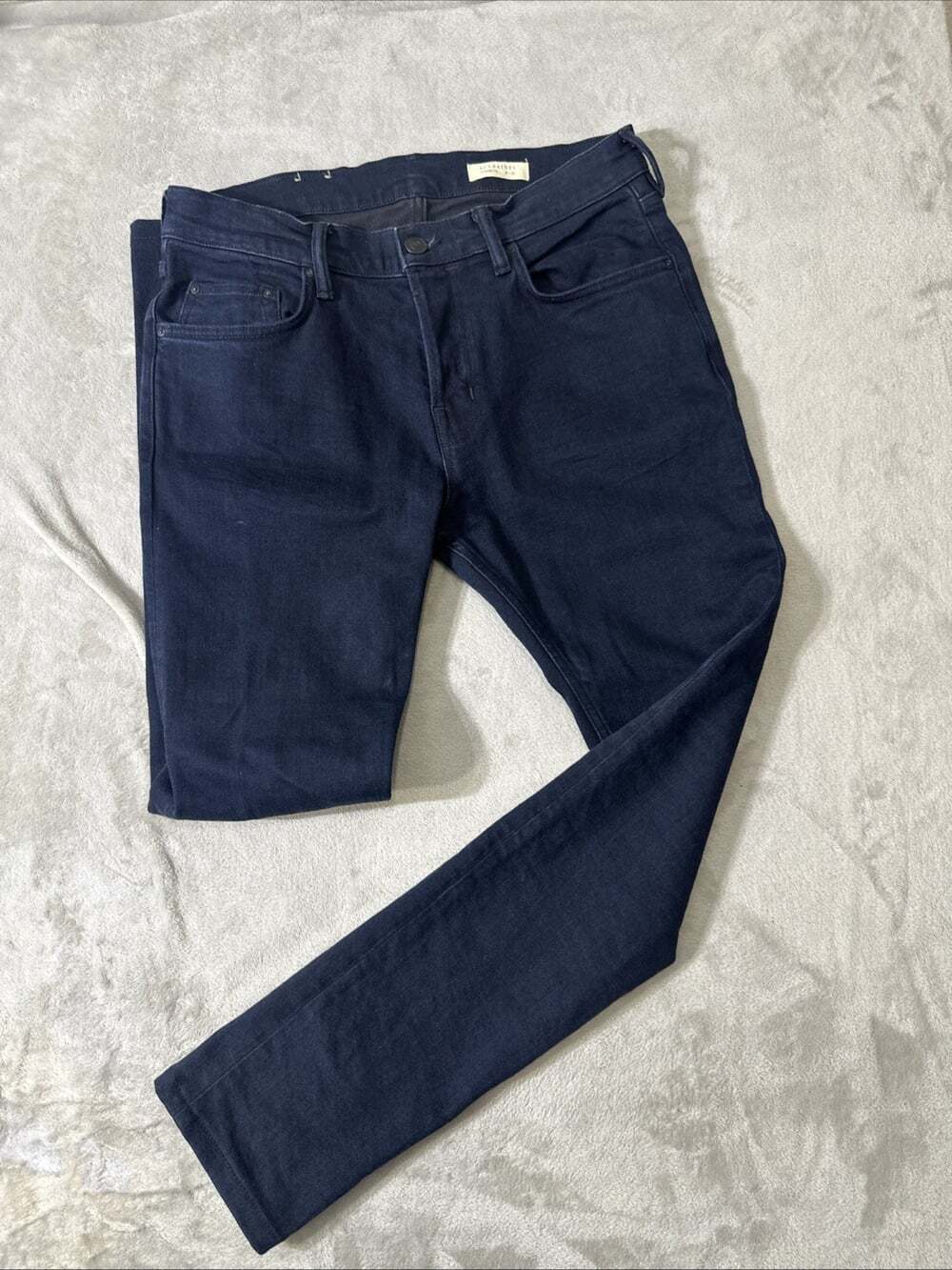 AllSaints Cigarette Jeans Men’s 32x32 Dark Wash Slim Straight Stretch Denim